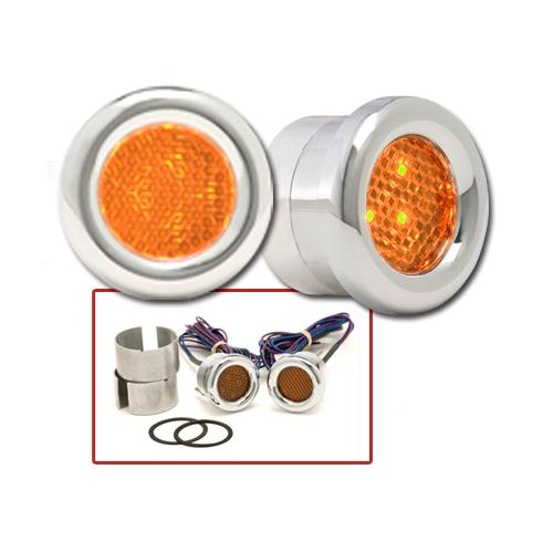 Round Marker Light, pair