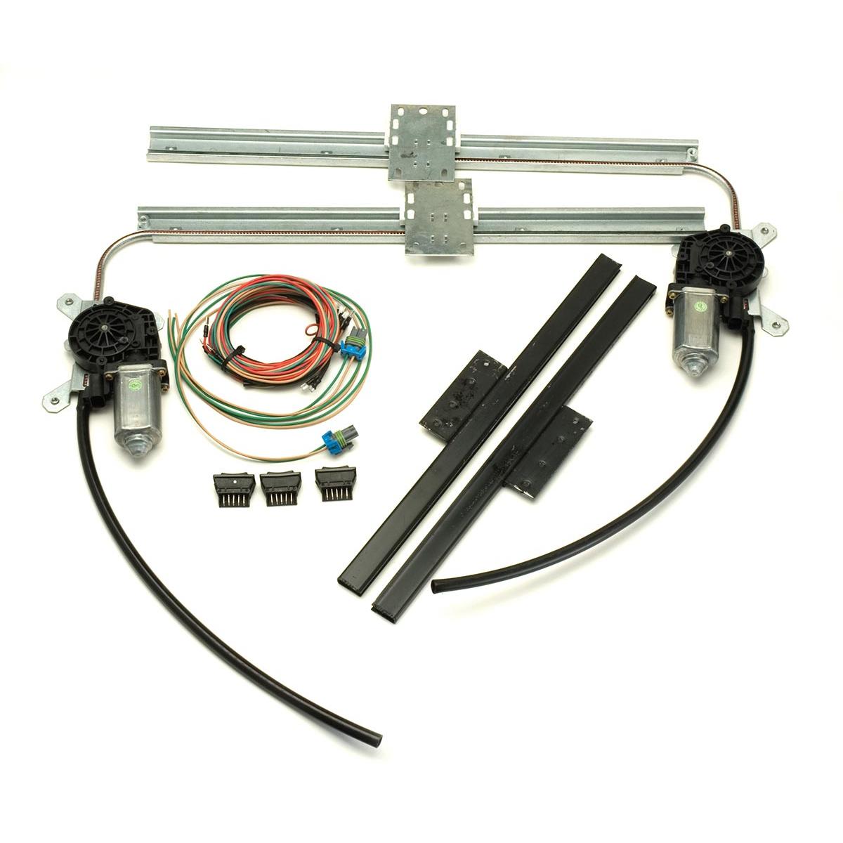 Power Window Kit for Flat Panel Glass